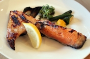 Grilled Salmon Collar